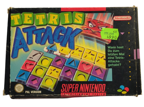 Tetris attack super - super, nintendo