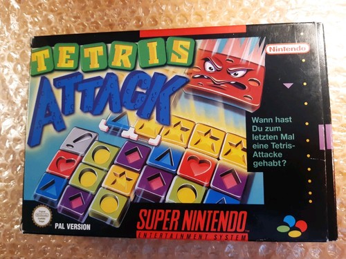 Tetris attack cib snes - tetris,